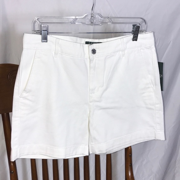 Lauren Ralph Lauren Pants - Ralph Lauren White Denim Shorts